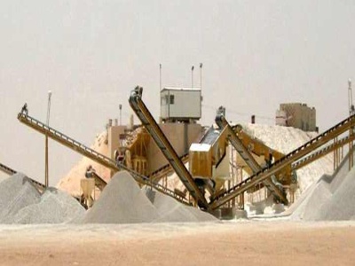 crusher and screening plant used for coal mining
